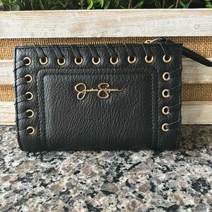 Black and Gold Jessica Simpson Wallet